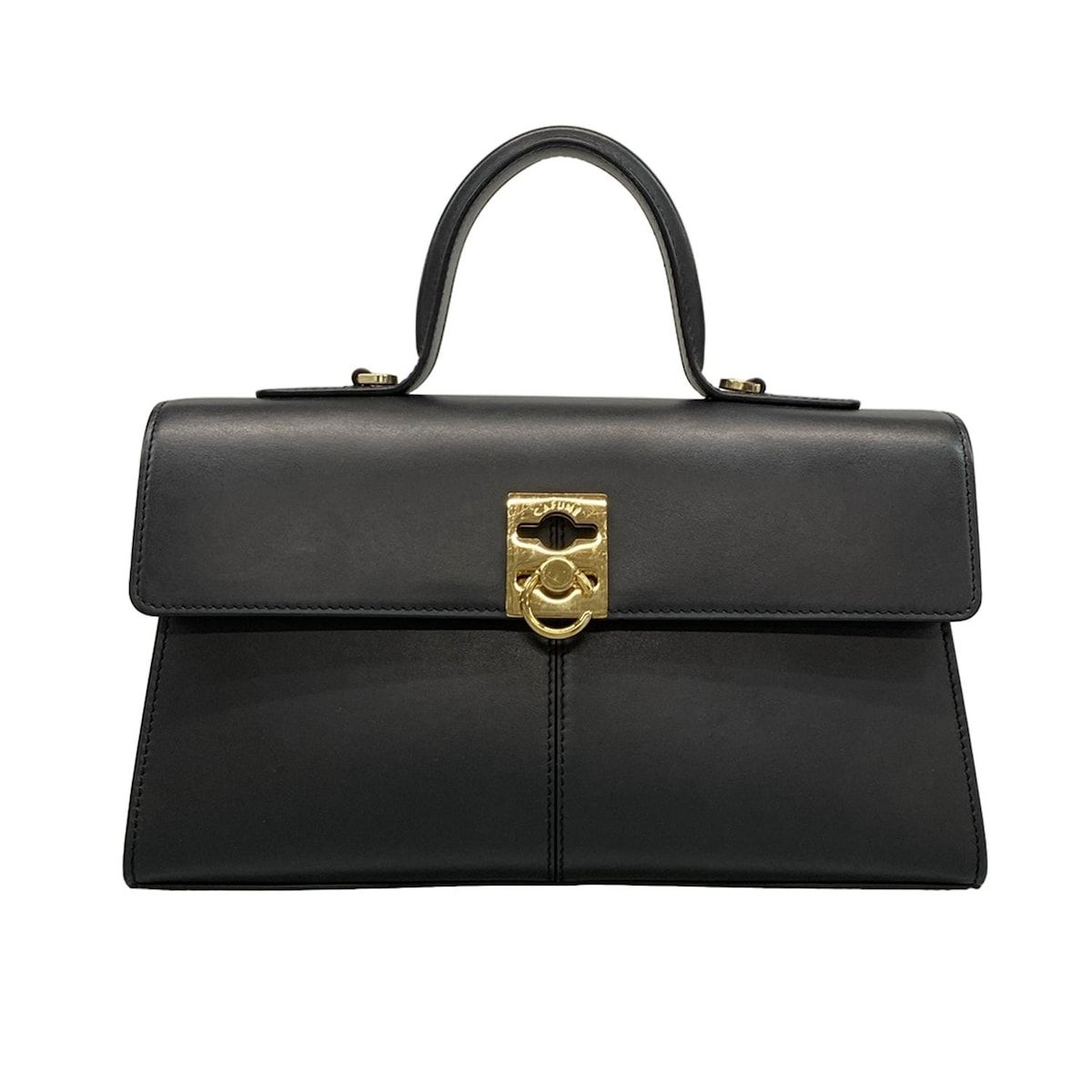 美品　カフネ　スタンスバッグ　cafune 黒　ブラック　シルバー金具 Cafuné カフネ - Stance Bag - Black