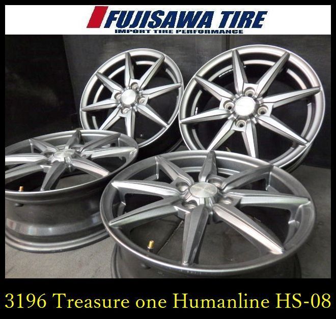 3196 B treasure one humanline HS 08 15 x 5 J 4穴 PCD 100 50 4本