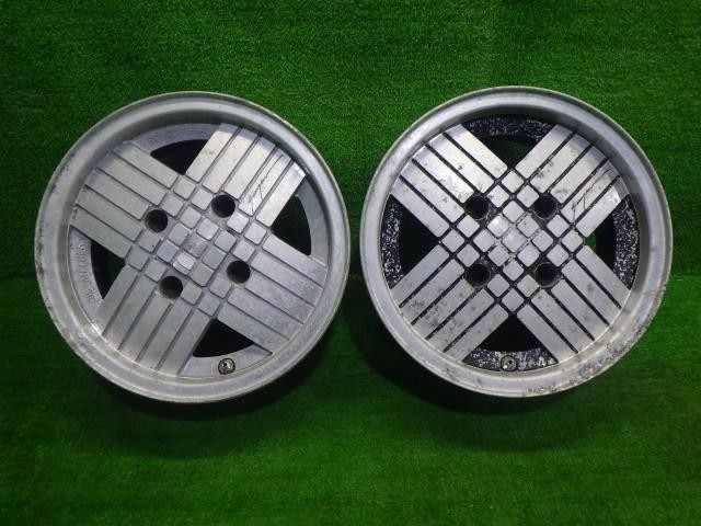 MELBER スカッキエーラ ジウジアーロ ホイール アルミ ポリッシュ 13インチ 6 J 4穴 2本 114 3 16