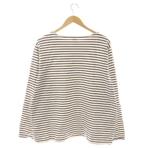 ゴールド GOLD 東洋エンタープライズ ボーダー柄ボートショーツカットソー 長袖 S ホワイト ネイビー HK OS AD