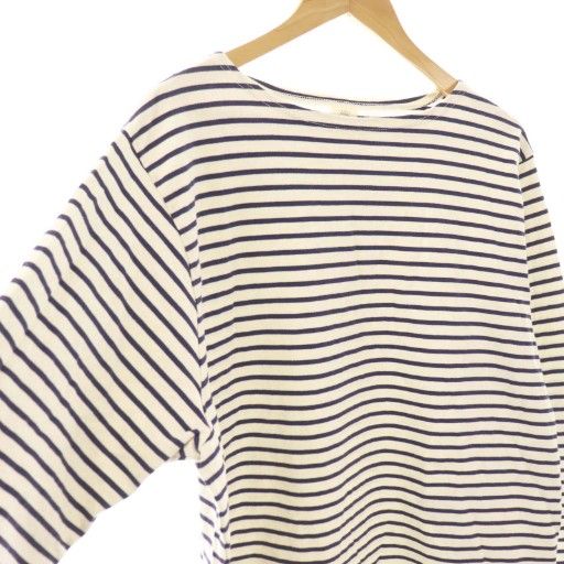  ゴールド GOLD 東洋エンタープライズ ボーダー柄ボートショーツカットソー 長袖 S ホワイト ネイビー HK OS AD 長袖 Tシャツ カットソー