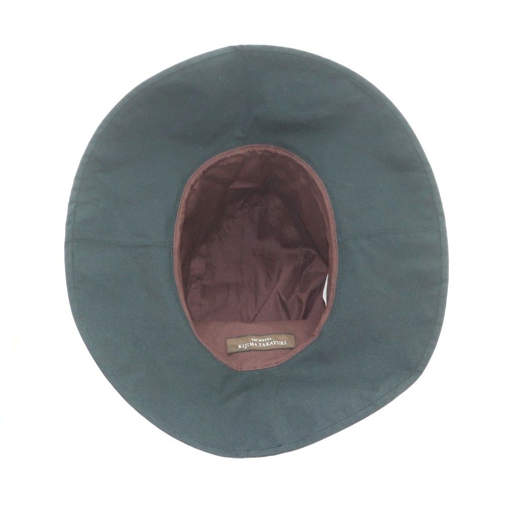 キジマタカユキ KIJIMATAKAYUKI COTTON SOFT HAT ハット 帽子 2 黒