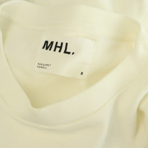 マーガレットハウエル MHL. 長袖カットソー 2 オフホワイト 白 /MY