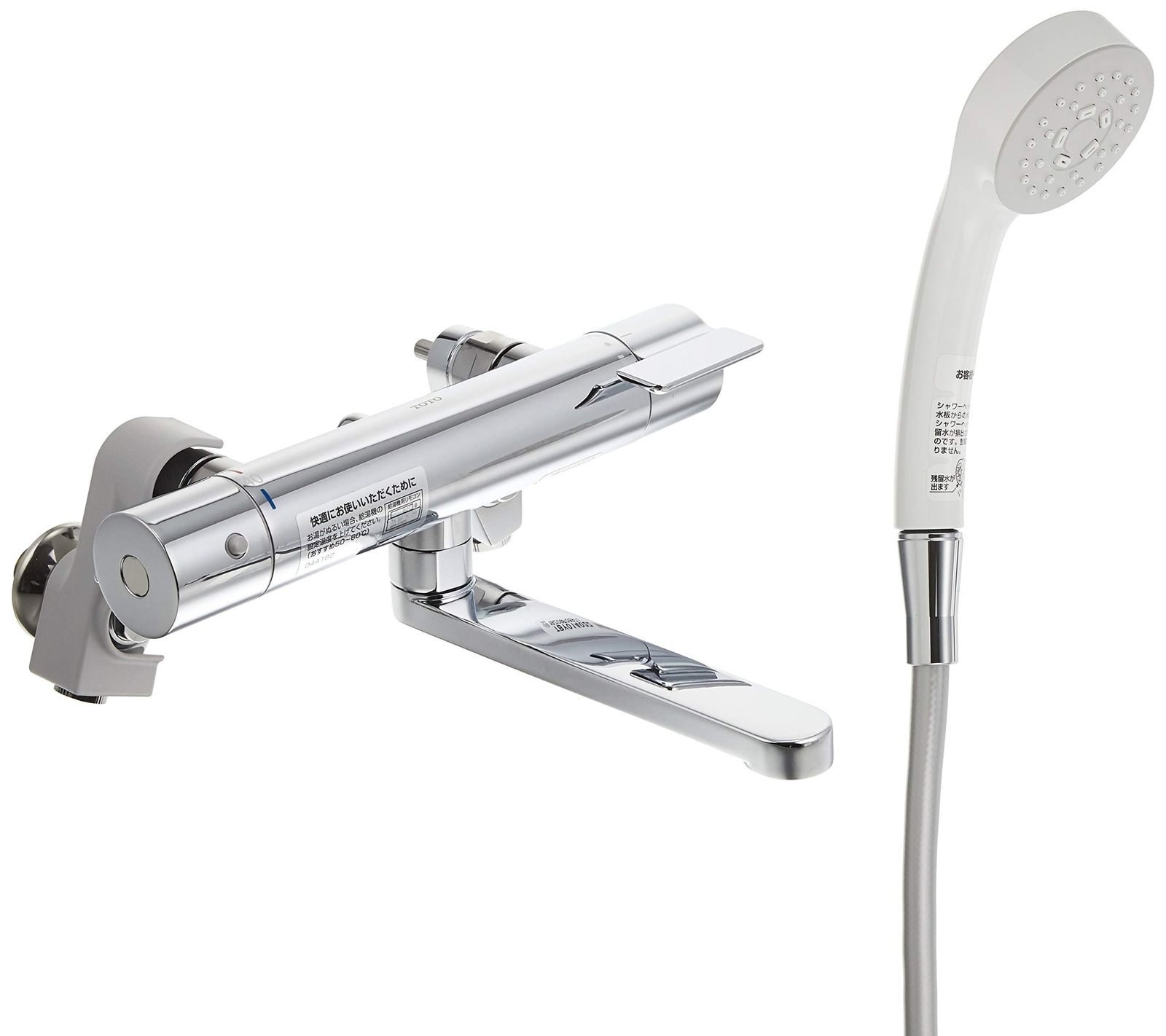 TOTO 浴室用 壁付サーモスタット混合栓 コンフォートウエーブシャワー 寒冷地向け 寒冷地用