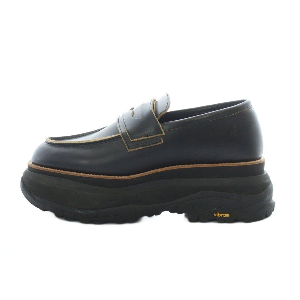 サカイ sacai ダブルコインローファープラットフォーム ローファー