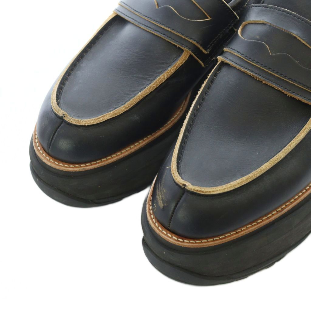 サカイ sacai ダブルコインローファープラットフォーム ローファー