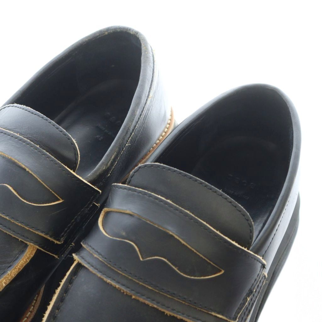 サカイ sacai ダブルコインローファープラットフォーム ローファー