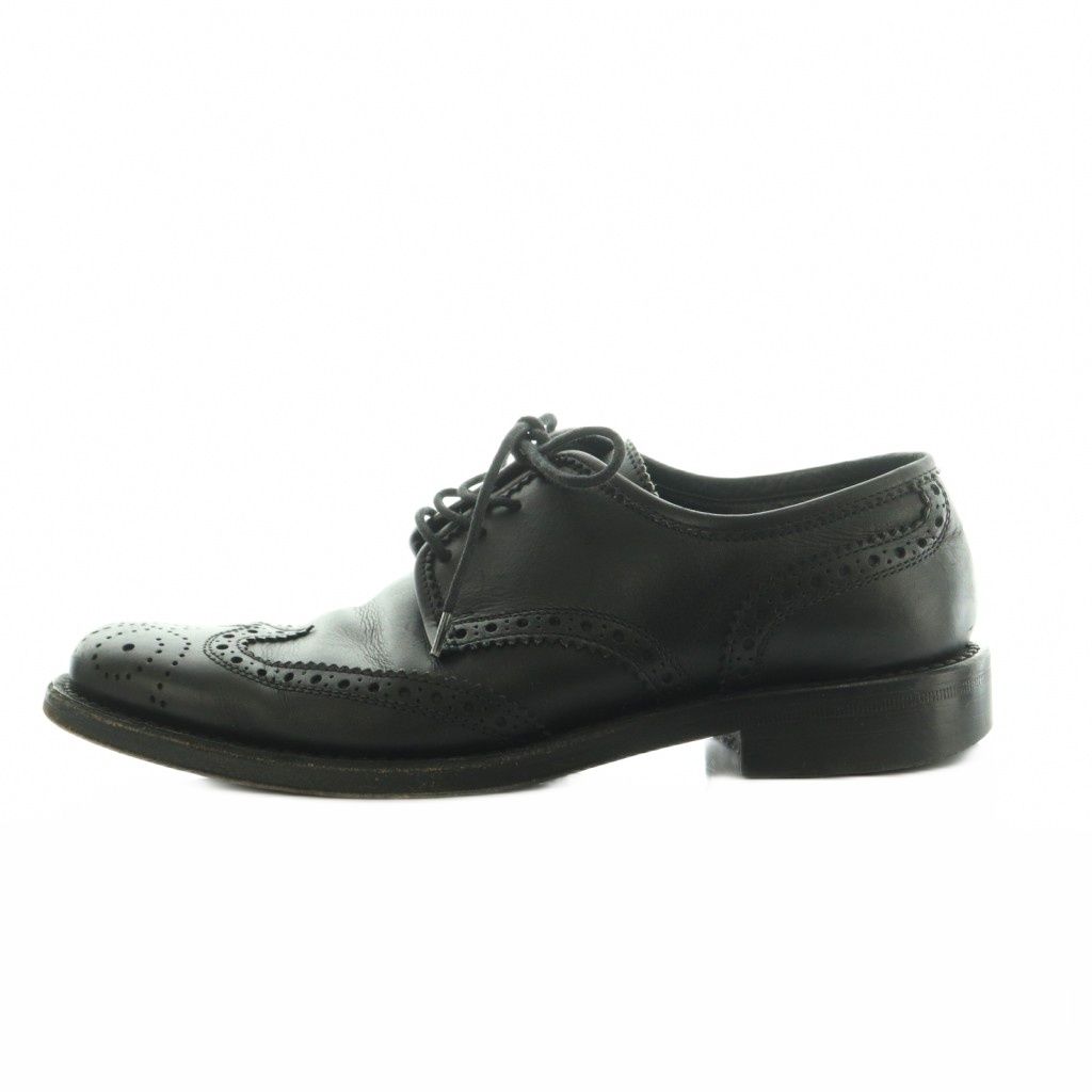 ミュウミュウ miumiu ドレスシューズ レースアップ レザー ウィングチップ 36 23.0 cm 黒 ブラック 1835 MI OS