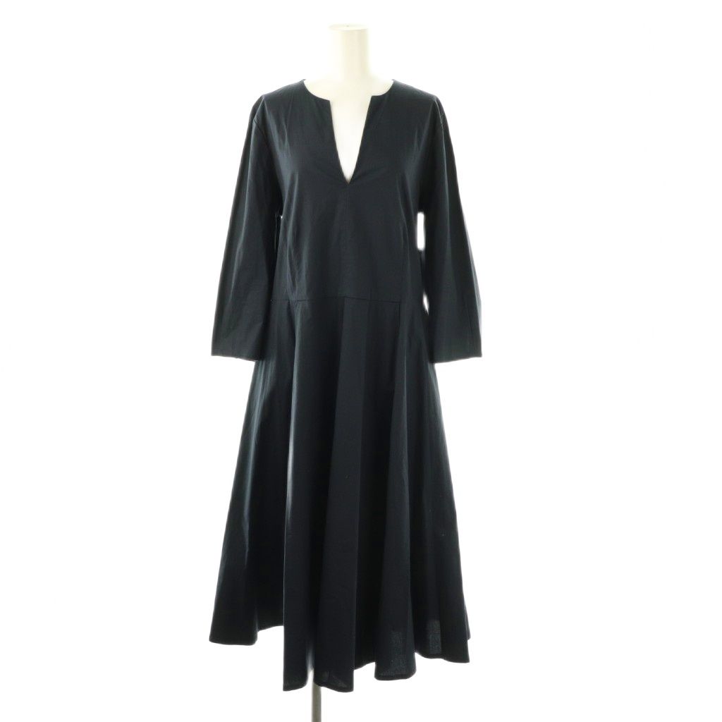 マックス-コー MAX-CO. 近年モデル ワンピース ロング 44 ネイビー |ES OS