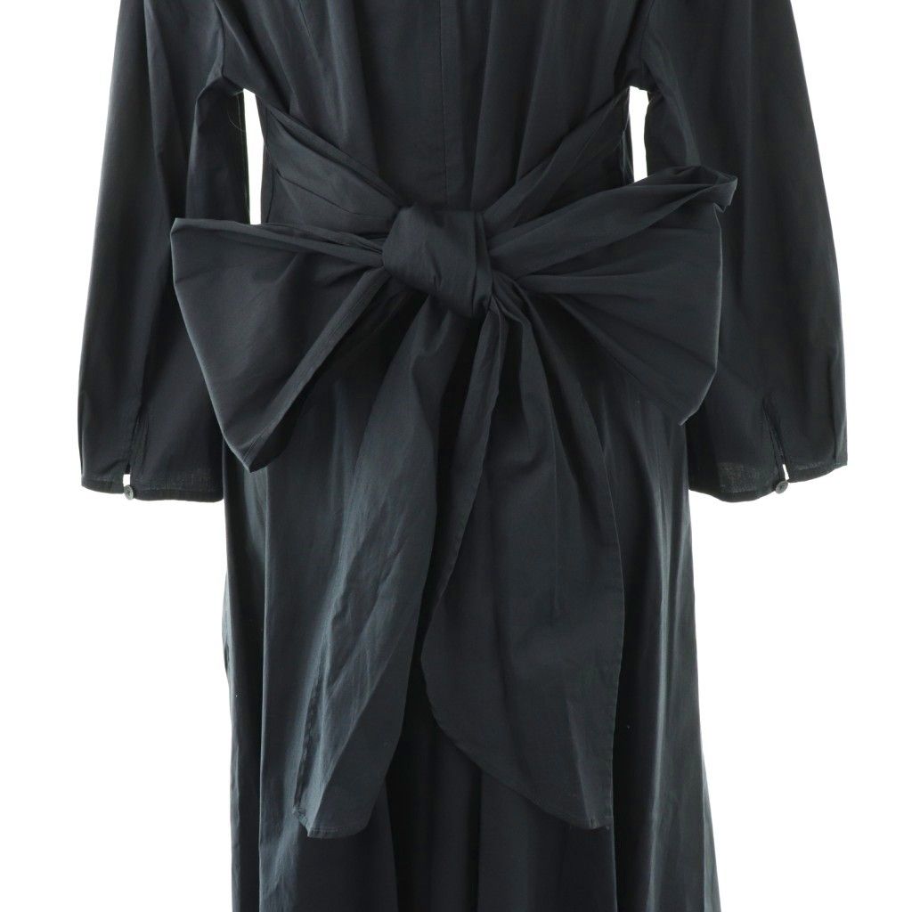 マックス&コー MAX&CO. 近年モデル ワンピース ロング 44 ネイビー /ES