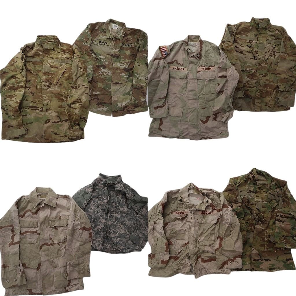 古着卸 米軍実物 カモ柄 フィールドジャケット ミリタリー 8枚セット 