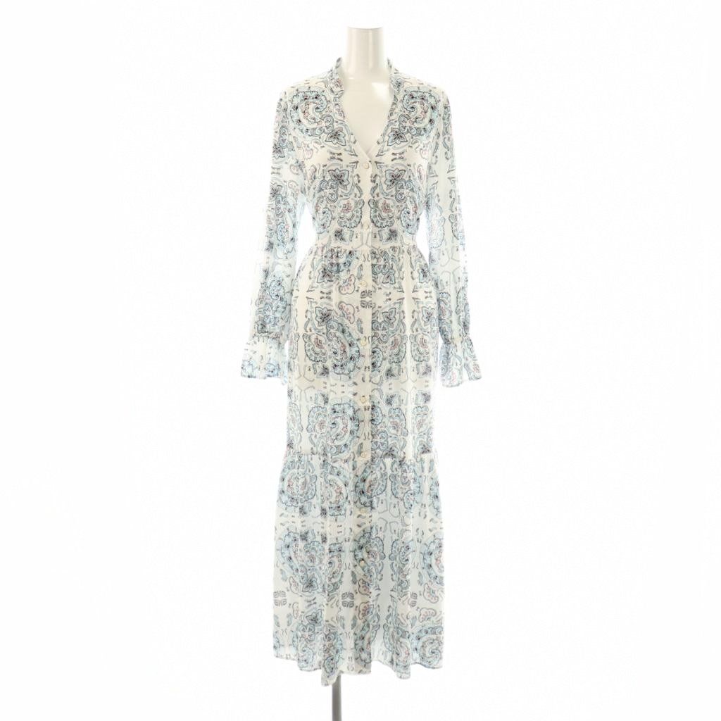 グレースコンチネンタル　ペイズリープリントシャツワンピース　36　ダイアグラム グレースコンチネンタル GRACE CONTINENTAL ペイズリープリントシャツ