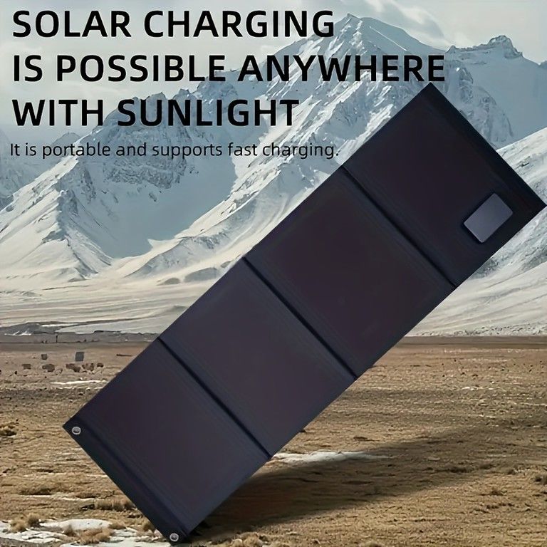 120 W高出力 折りたたみ式ソーラーパネル USB-C|DC出力対応 単結晶シリコン採用 スマホ|タブレット|ノートPC充電 アウトドア|防災|キャンプに