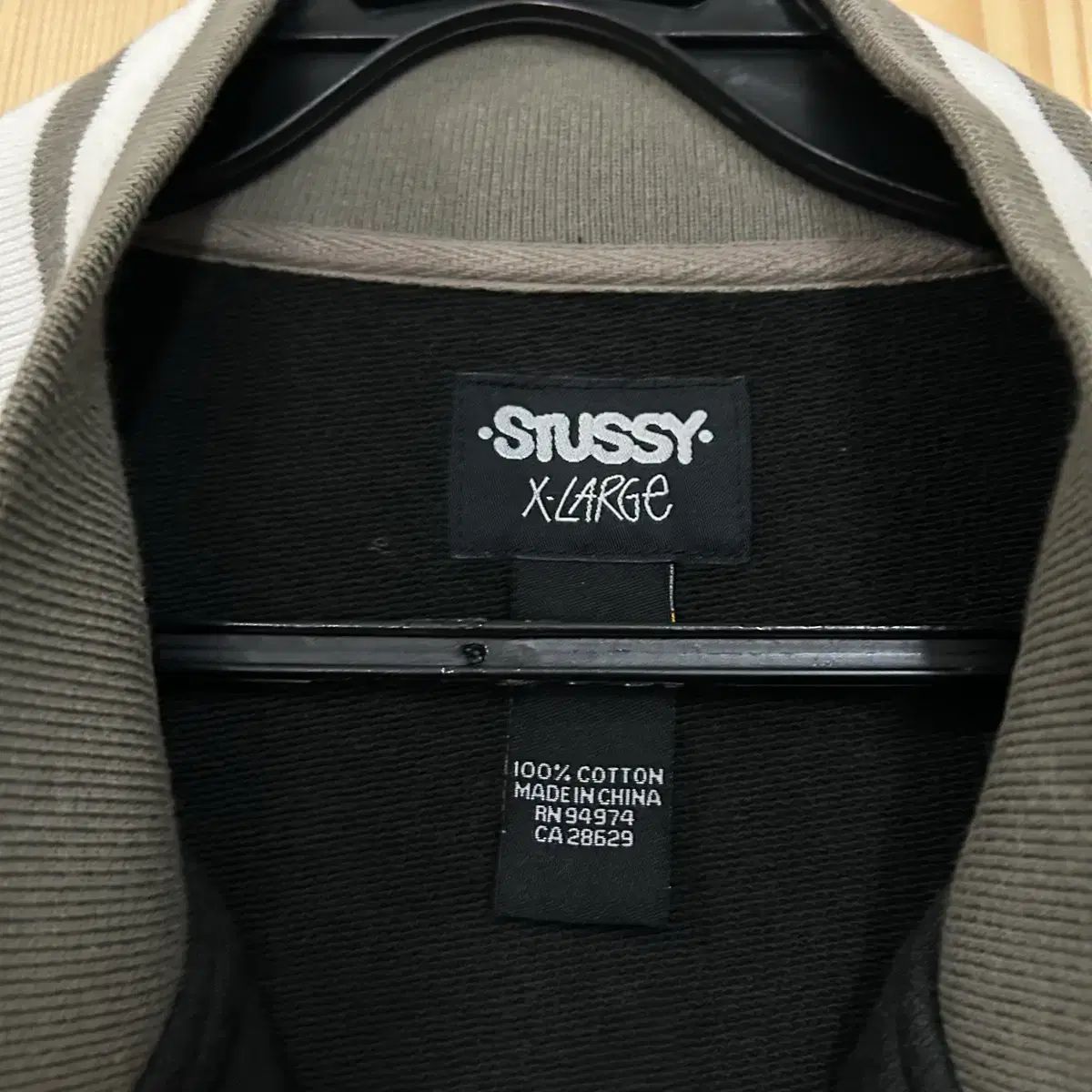 XL) STUSSY ステューシー ブラック スタジアム ジャケット - メルカリ