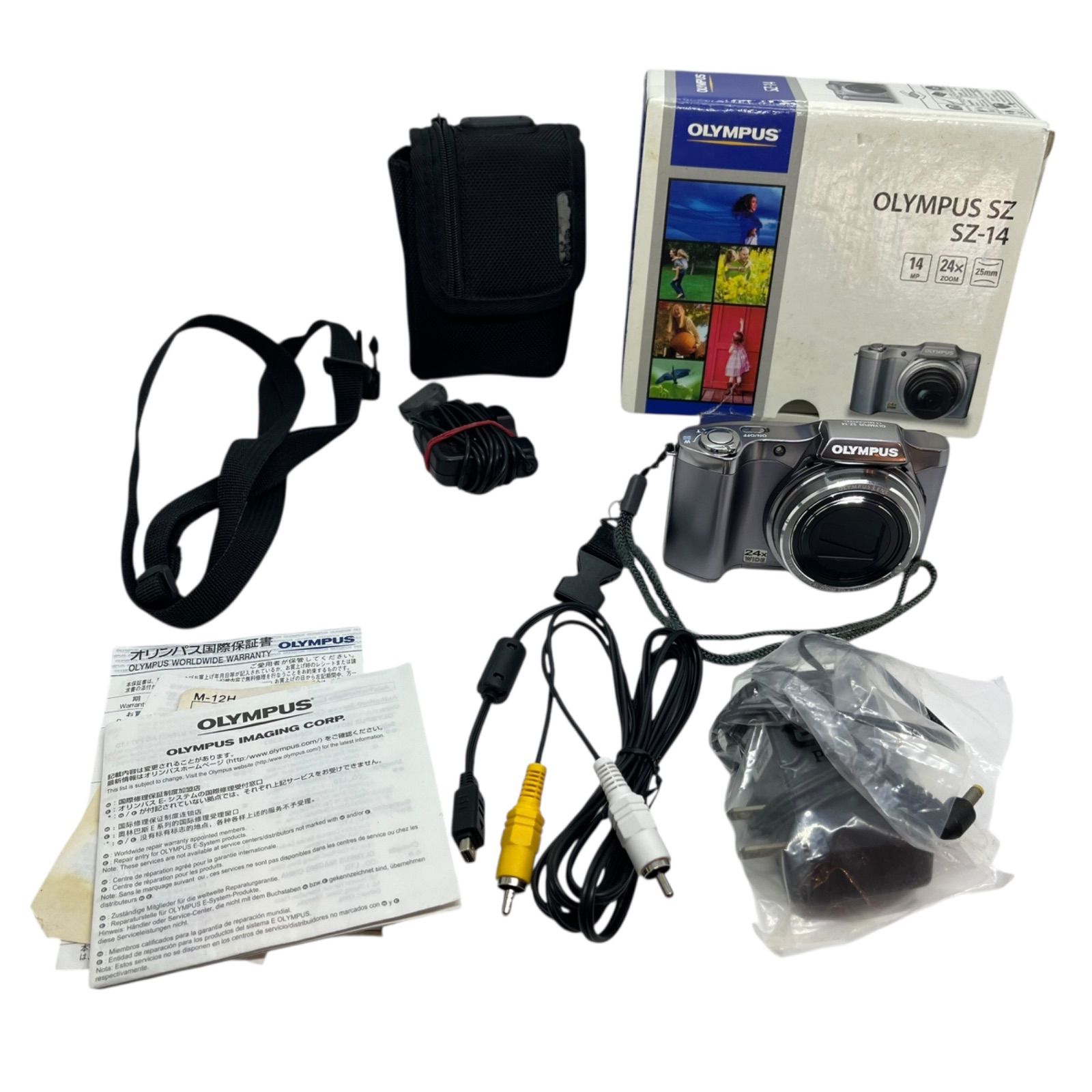 管2511-639】動作未確認☆Olympus オリンパス SZ-14 14MP 24XZOOM