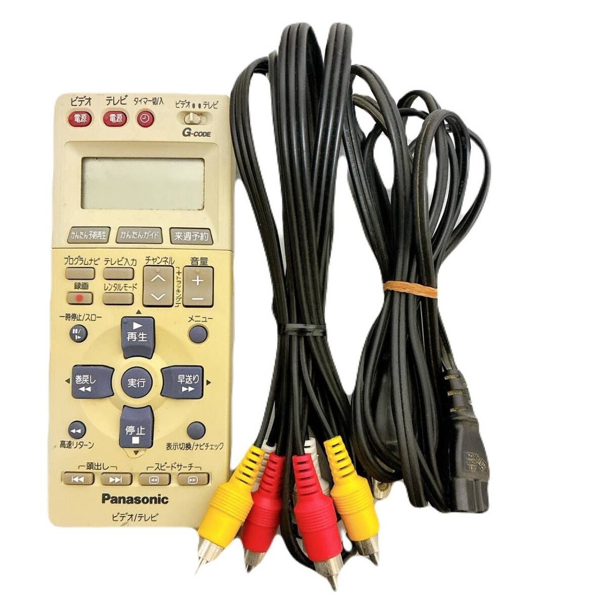 整備品 Panasonic パナソニック ビデオデッキ VHS NV HX 33 G リモコン付 ケーブル付