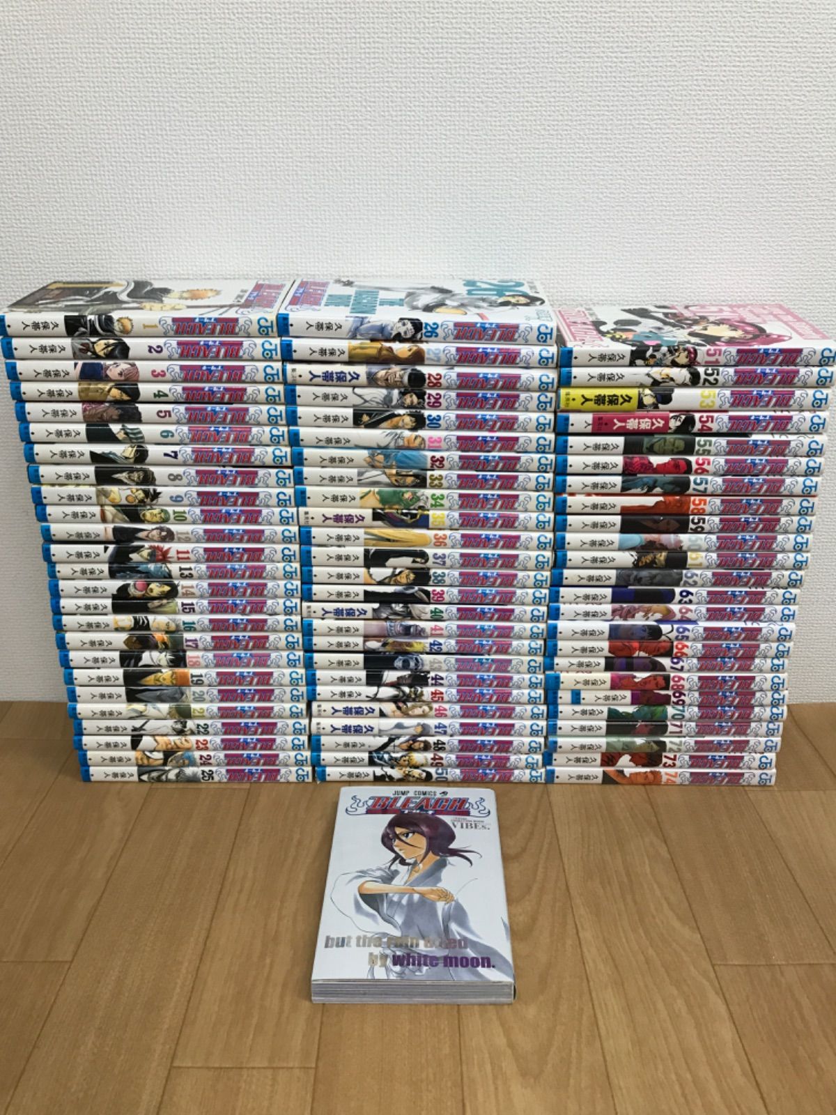 ☆③【未開封3冊】 BLEACH ブリーチ 1～74巻 全巻＋関連書籍1冊 計75冊
