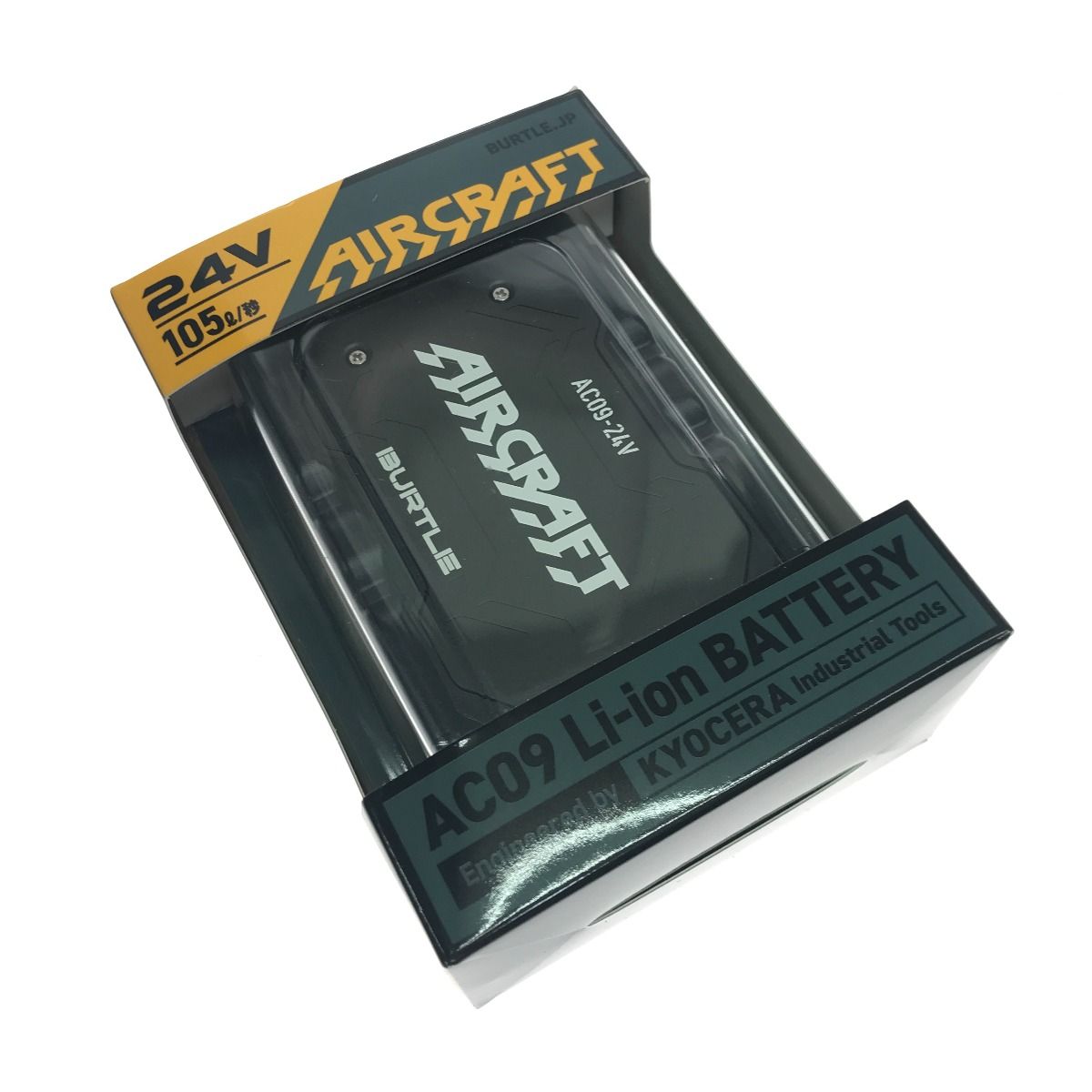 BURTLE エアークラフト リチウムイオンバッテリ― PSEマーク付き AC 09-24 v