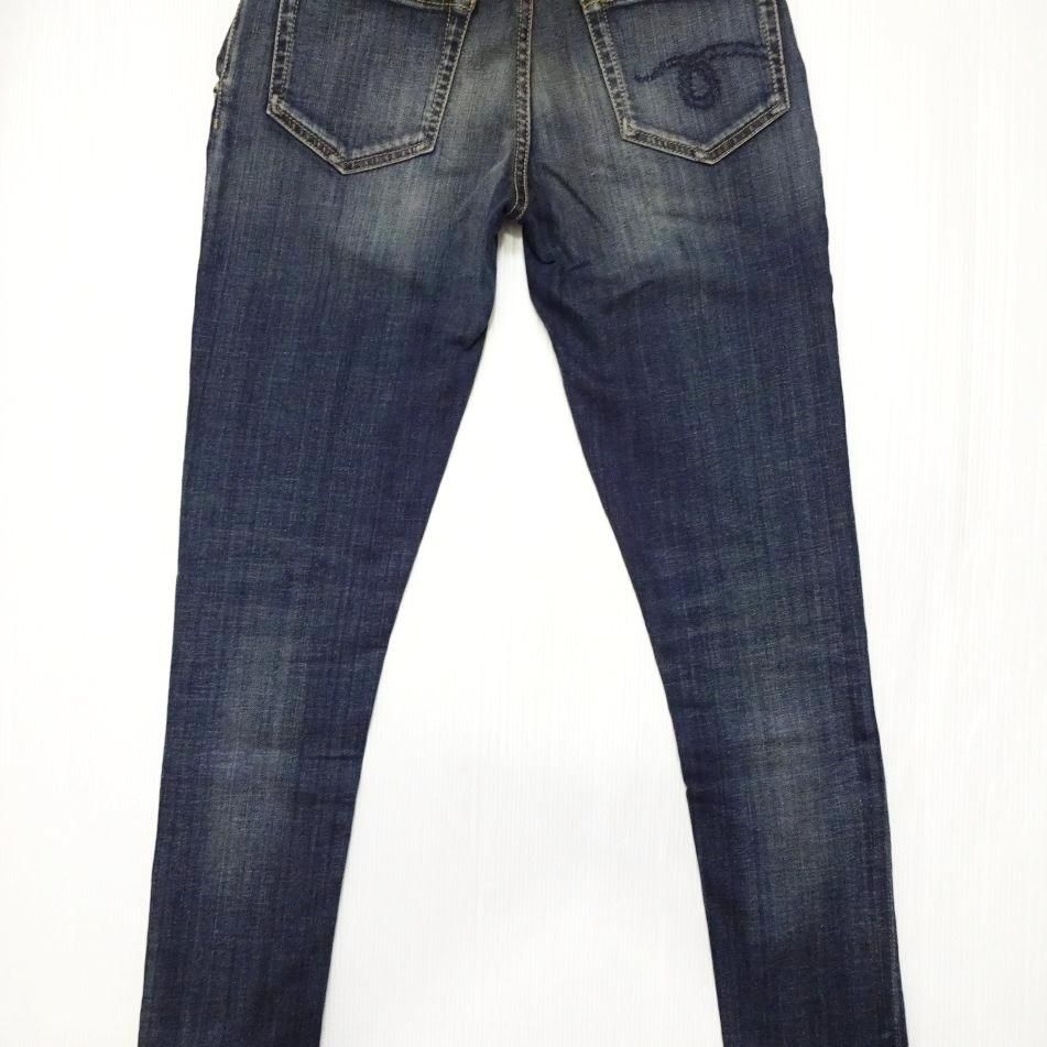 cm クロスオーバースキニーデニム