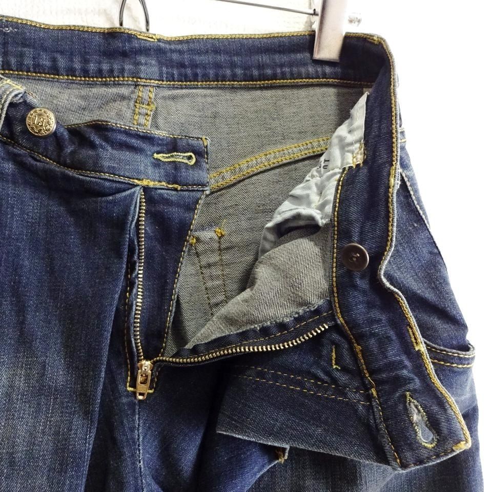  R 13 X OVER W 68 cm クロスオーバースキニーデニム ストレッチ 濃藍 レディース イタリア製 ｗ24 アールサーティーン スキニーデニム デニム ジーンズ