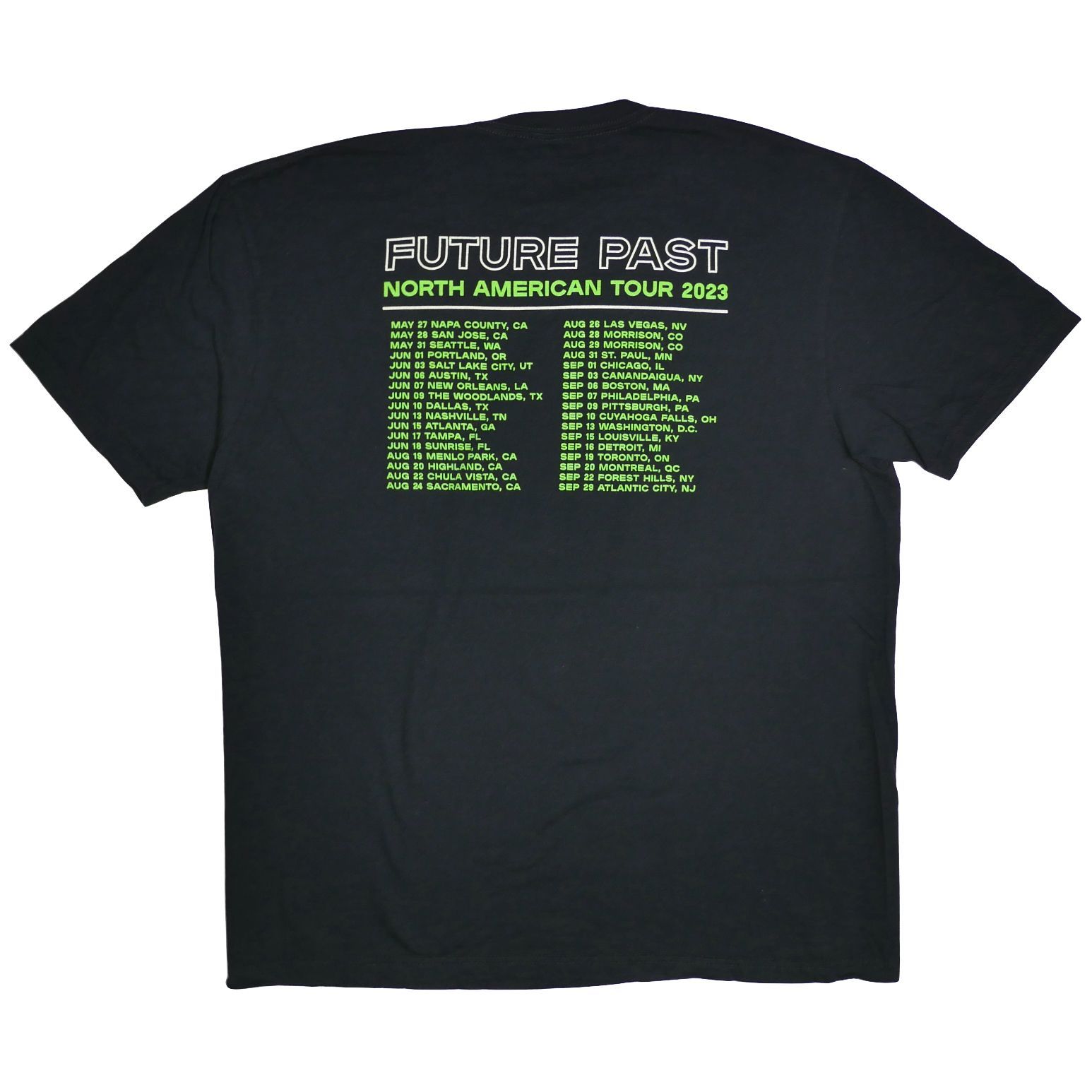 【L】DURAN DURAN デュランデュラン Tシャツ FUTURE PAST NORTH AMERICAN TOUR 2023