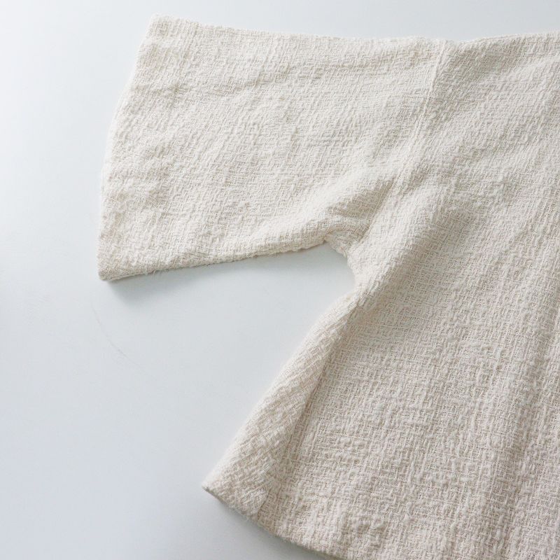 2023SS ネストローブ nest Robe コットンリネンミックスツイード