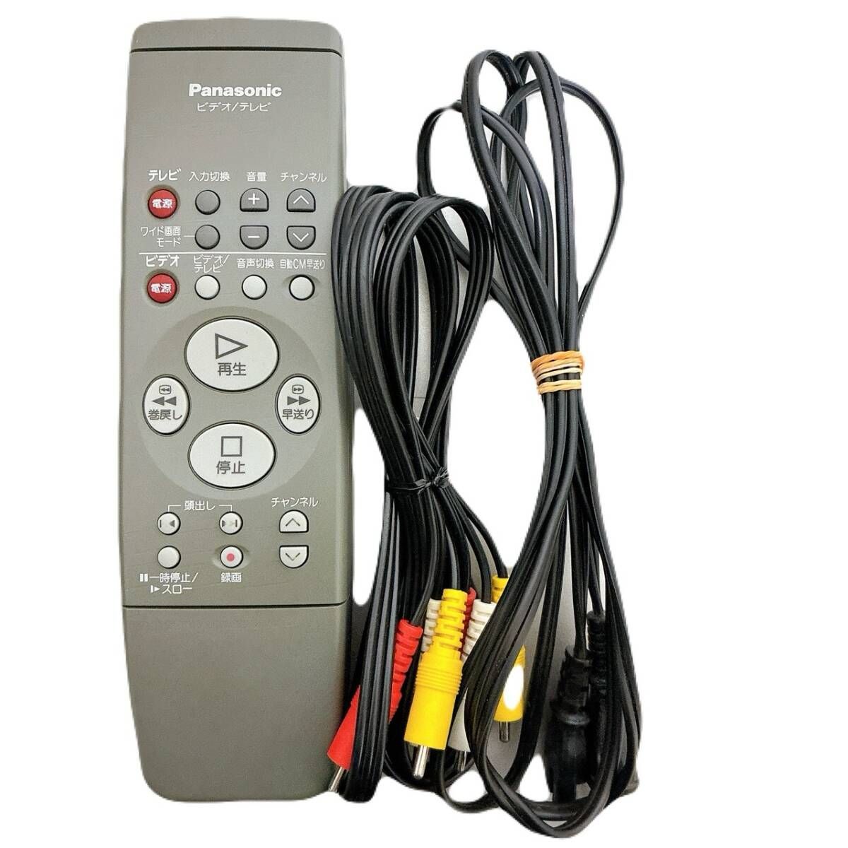 整備品 Panasonic パナソニック ビデオデッキ VHS NV H 55 リモコン付 ケーブル付