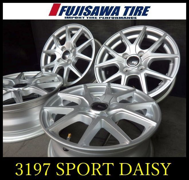 3197 B SPORT DAISY 14 x 5 J 4穴 PCD 100 43 4本
