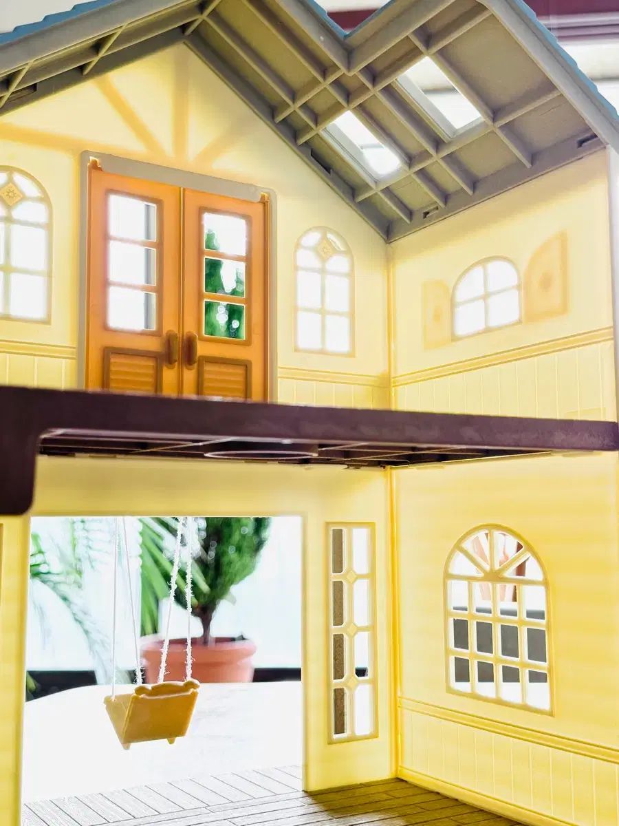  シルバニアファミリー スカイジップ 下二階家 その他 ベビー キッズおもちゃ