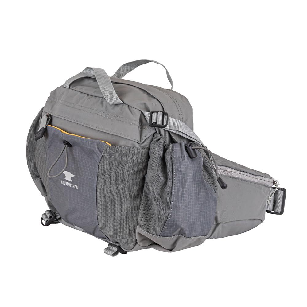 Mountainsmith ツアー腰用ウエストパック ランニング ハイキング サイクリング 旅行 アウトドアスポーツアクティビティ デュアルウォーターボトルホルダー付き ムーンミストグレー One Size