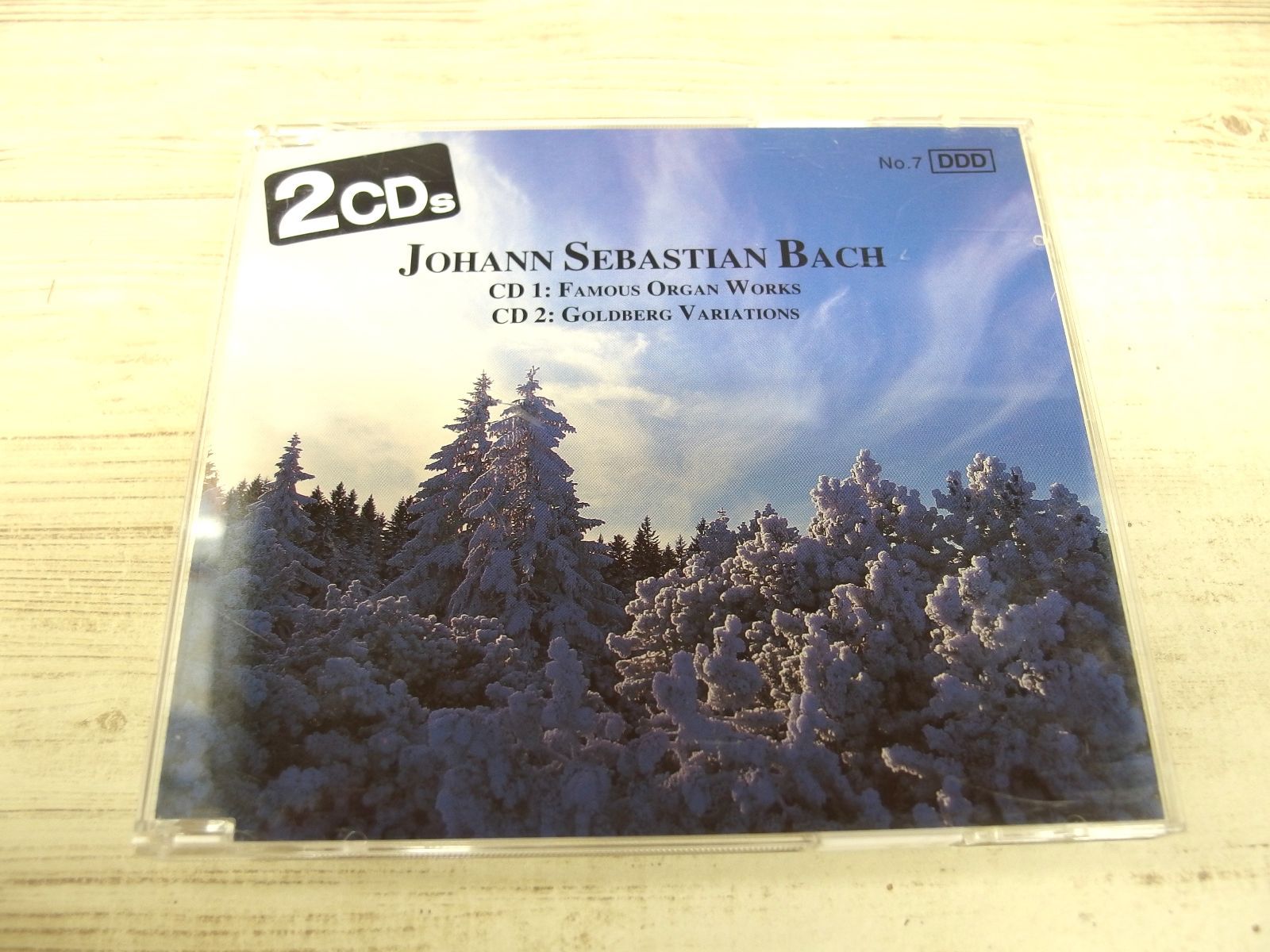 2CD / バッハ： オルガン名曲集 トッカータとフーガ アダージョと