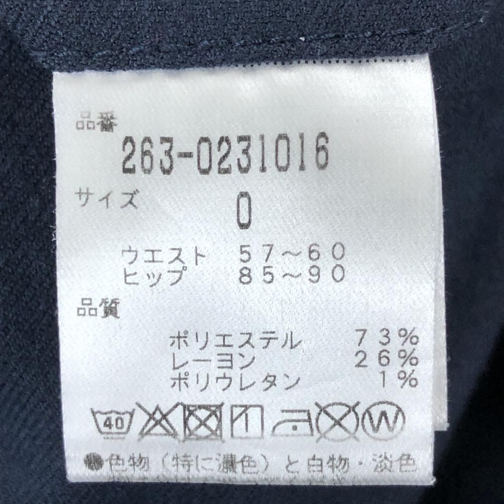 ジャックバニー パンツ ネイビー シンプル レディース 0(S) ゴルフ