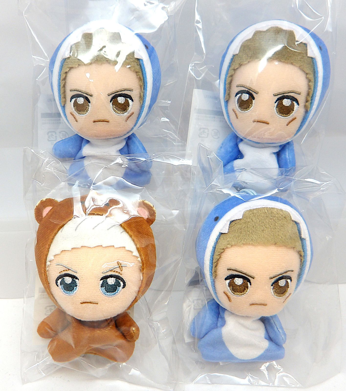 中古】梅宮一 くま 柊登馬 サメ フィンガーパペット スクラッチ WIND