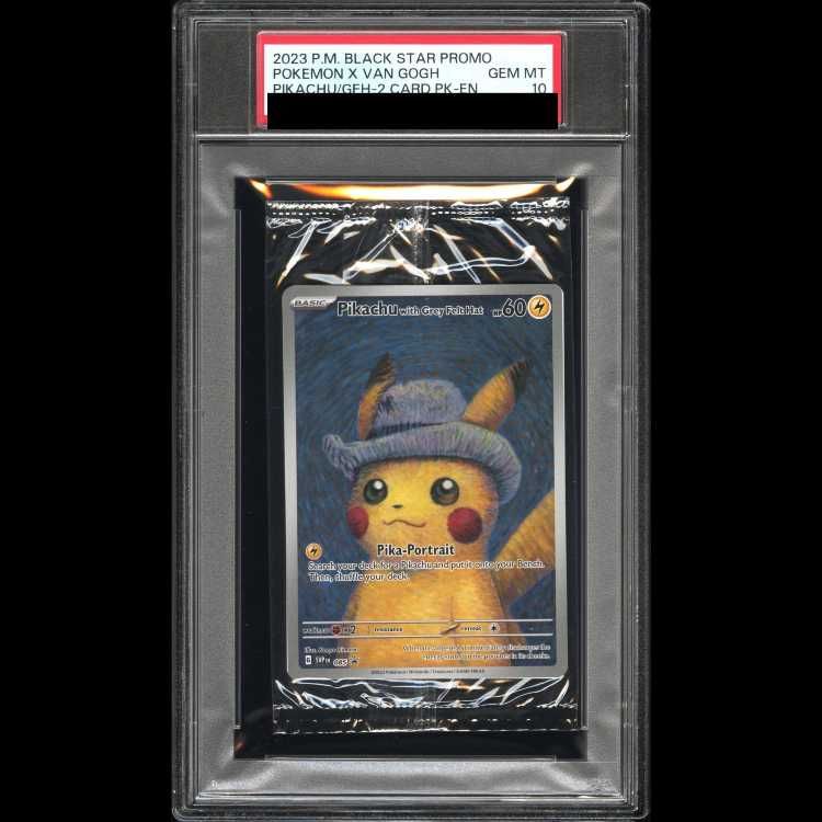 PSA10】ピカチュウ ゴッホ プロモ 未開封 PROMO 085/SVP - メルカリ