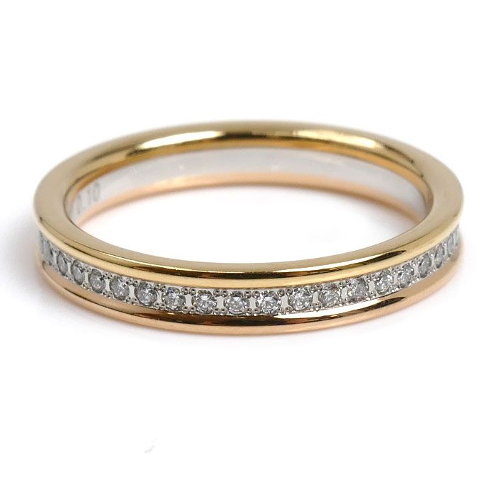  Vendome Aoyama ヴァンドーム青山 K 18 YG PG Pt 950 セリュール リング 指輪 AM_R 0053 ダイヤモンド0.10 ct 10号 3.6 g レディース その他 アクセサリー