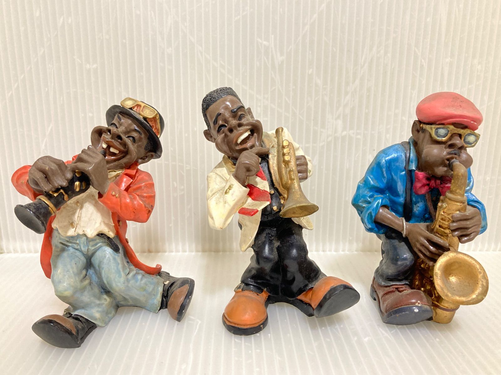 アンティーク 陶器製 ジャズバンド 置物 8体セット - メルカリ
