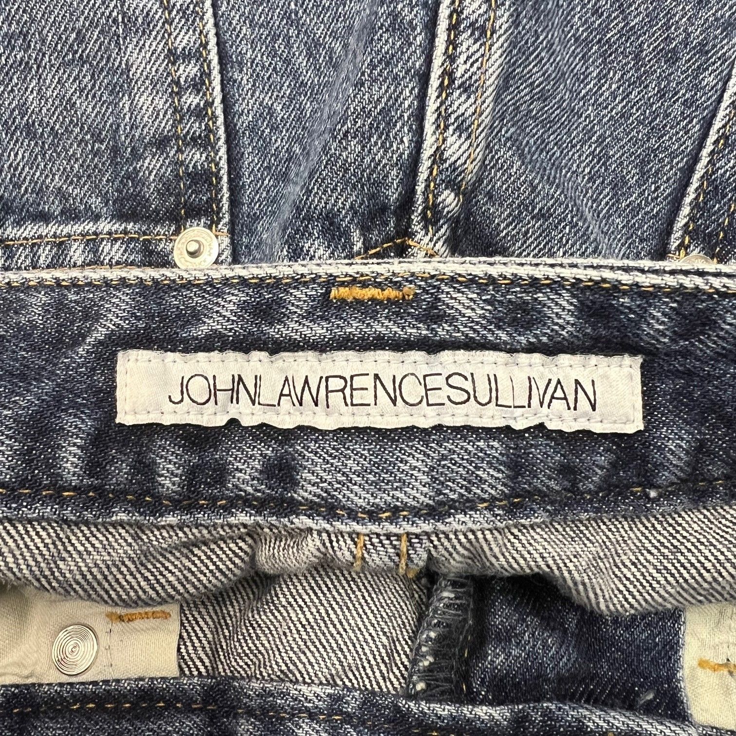 参考上代46200円 未使用品 JOHN LAWRENCE SULLIVAN WASHED DENIM