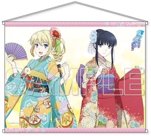 中古】タペストリー リーナ＆深雪 B2タペストリー 「魔法科高校の劣等