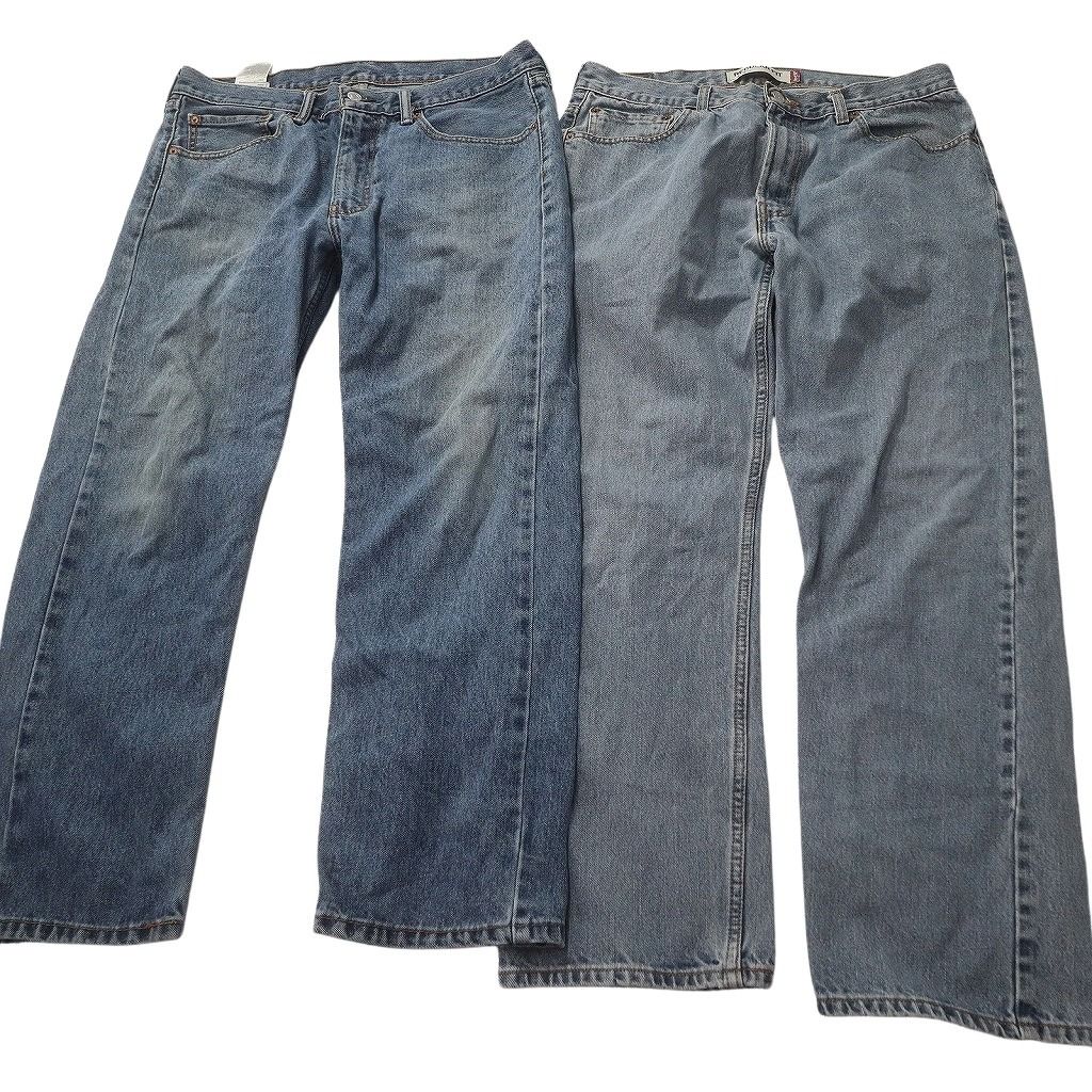 古着卸 まとめ売り リーバイス 505 デニム パンツ セット メンズ 36 |38 インディゴブルー フェード アメカジ 古着 NC 9980