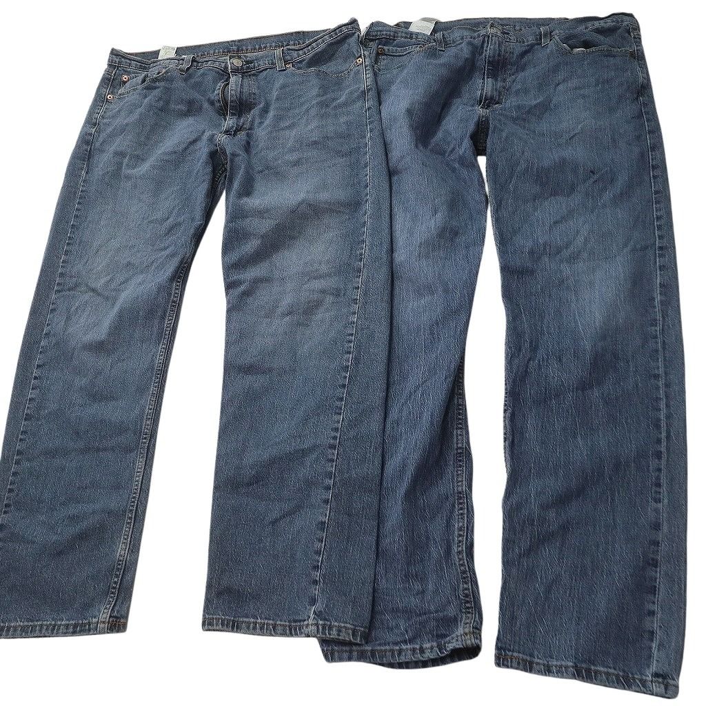 古着卸 まとめ売り リーバイス 505 デニム パンツ セット メンズ 40 |42 フェード ヒゲ インディゴブルー 古着 NC 9978
