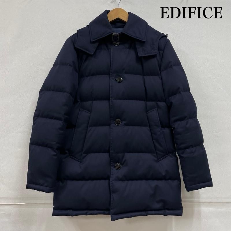 EDIFICE購入 ウールダウンコート エディフィス ウール ダウン コート ロング カノニコ生地 フード