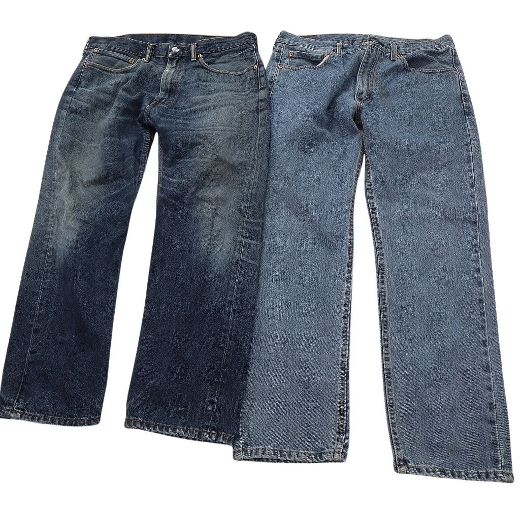 古着卸 まとめ売り リーバイス 505 デニム パンツ セット メンズ 36 |35 インディゴブルー フェード アメカジ 古着 NC 9995
