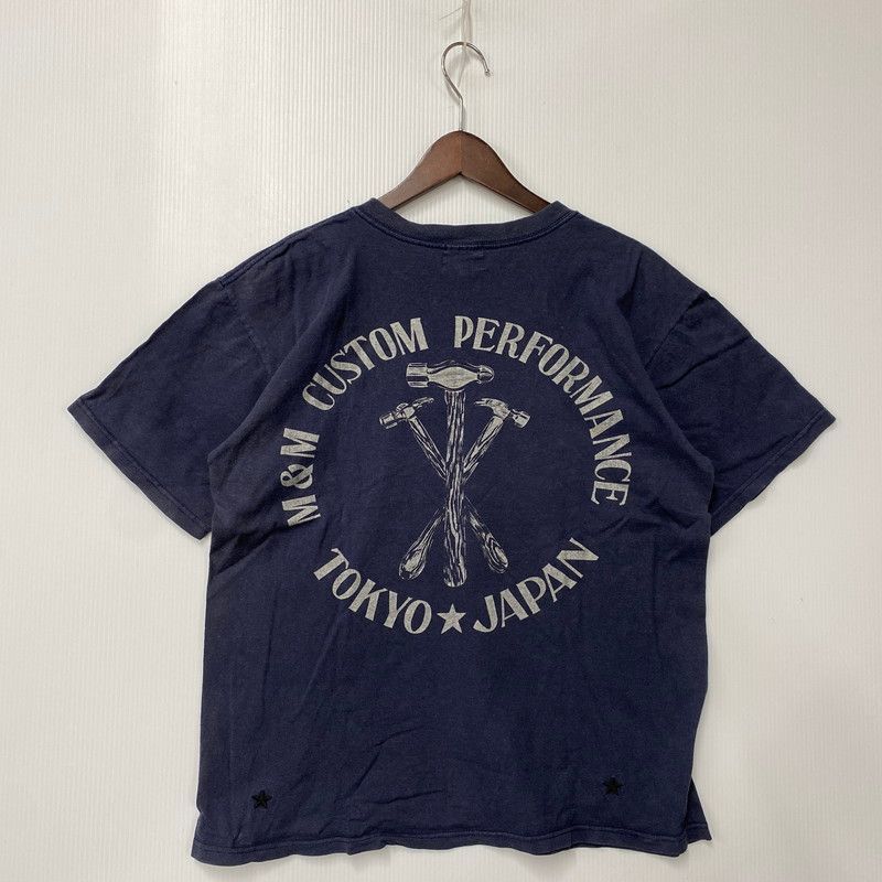 品 M-M CUSTOM エムアンドエム カスタム パフォーマンス 初期タグ HAMMER LOGO ハンマーロゴ S|S TEE ショートスリーブ Tシャツ トップス 半袖 142-251211-ya-13-izu