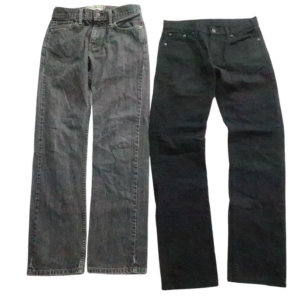 古着卸 まとめ売り リーバイス ブラックデニム パンツ セット メンズ 29 |30 |31 カーゴ フェード ワイド 502 古着 ND 0014