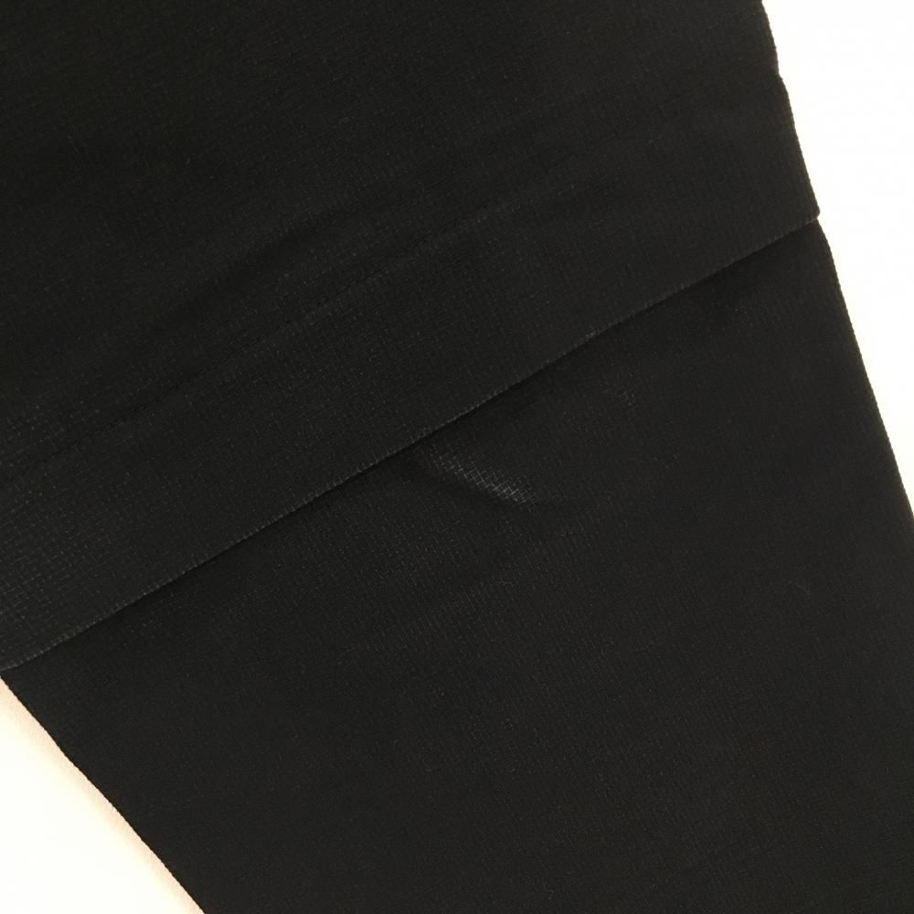 パーリーゲイツ パンツ 黒 ロゴレッド ウエストゴム ストレッチ