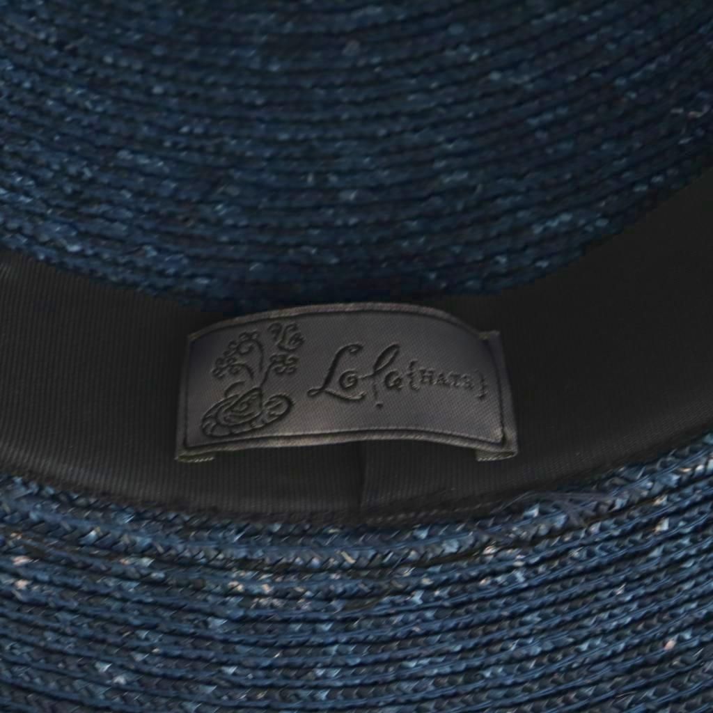 ローラハット Lola Hats 麦わら帽子 ハット ネイビー 紺 /MI - メルカリ