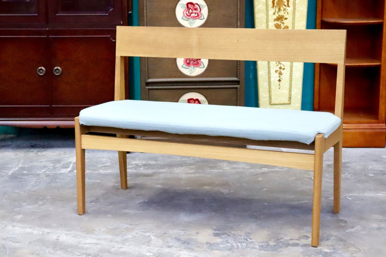 GMIS 362○unico | ウニコ CRAFF ベンチバックレスト ダイニングベンチ 背付ベンチ 2人掛けチェア 長椅子 食卓椅子 北欧スタイル