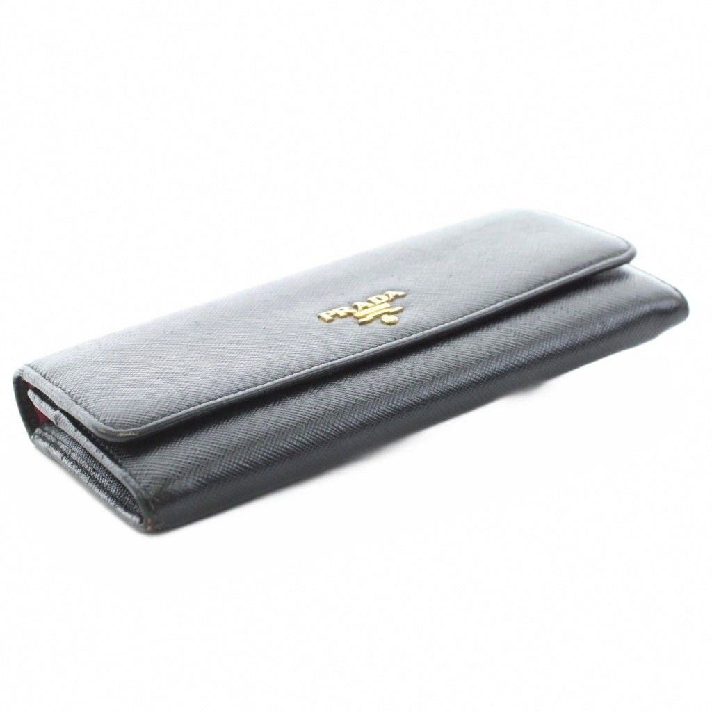 プラダ PRADA サフィアーノ 二つ折り 長財布 ウォレット レザー 小銭