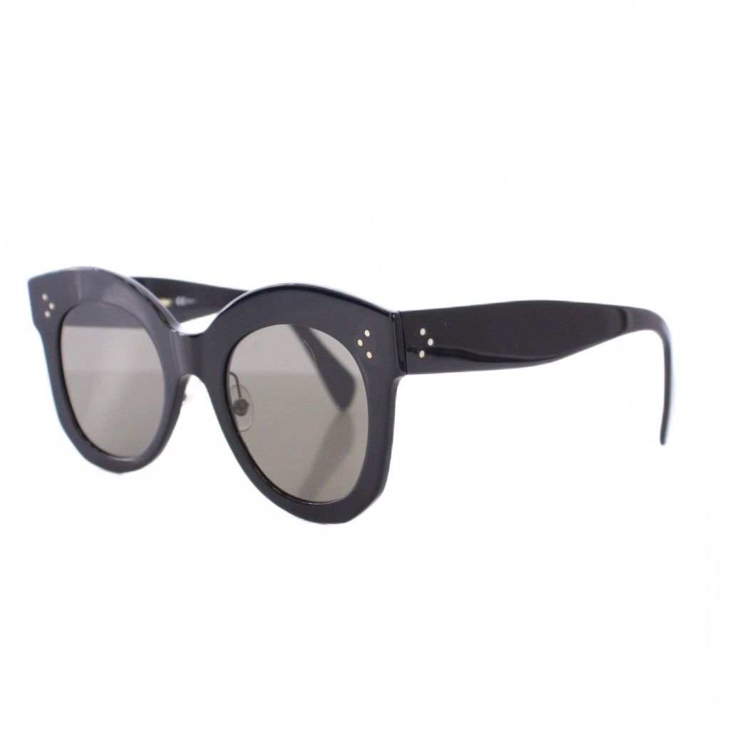 セリーヌ CELINE サングラス アイウェア 眼鏡 メガネ プラスチック ワンカラー 50□24 155 黒 ブラック |BB OH