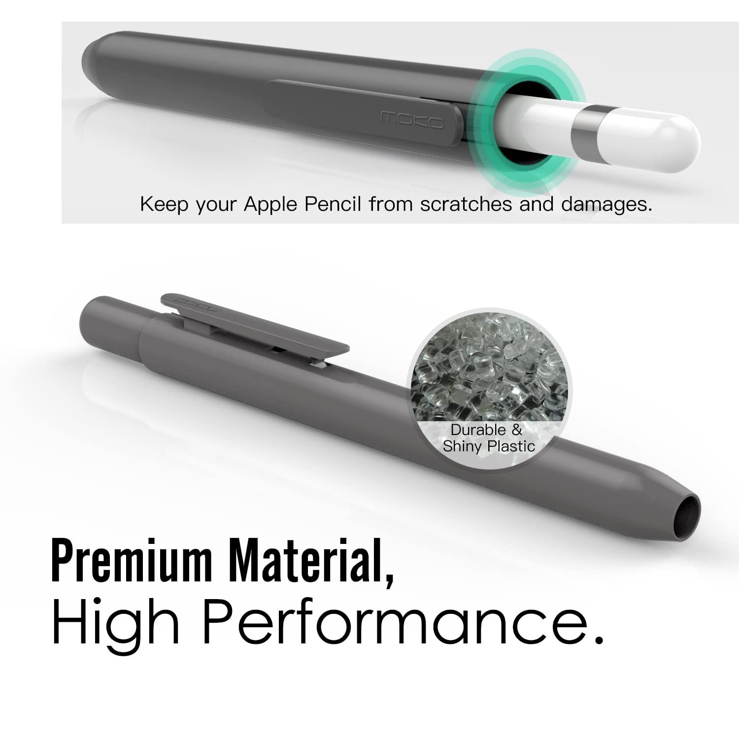 MoKo ホルダーケース Apple Pencil 第1世代 格納式チップキャップ iPad